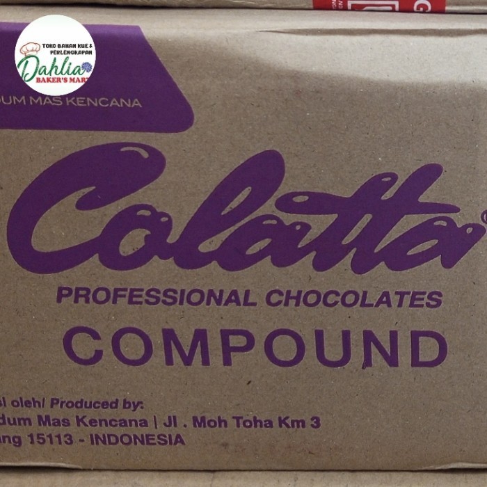 

Colatta Coklat Batang Dark Compound Kemasan 4 x 5 Kg Per Karton K01