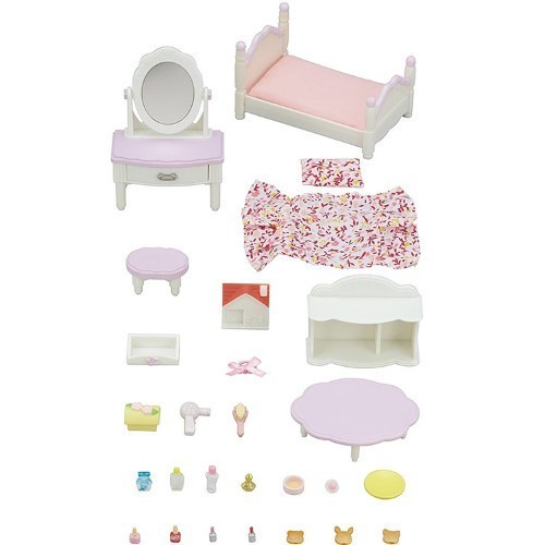 Sylvanian Bedroom And Vanity Set 5285Ch
