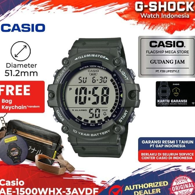 Casio General AE-1500WHX-3AVDF AE-1500WHX AE-1500 AE1500WHX AE 1500WHX