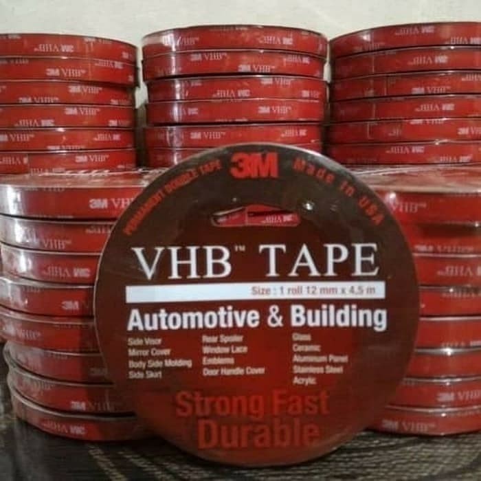 

DOUBLE TAPE VHB 3M ORIGINAL SUPER KUAT SUPER LENGKET 12MM