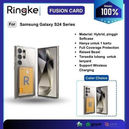 Case Samsung Galaxy S24 Ultra Plus Ringke Fusion Card