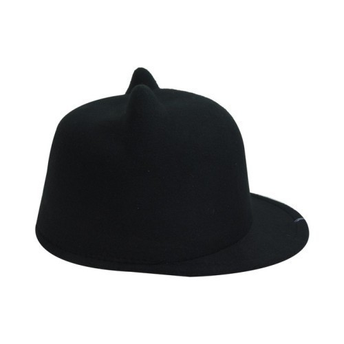 Topi Bowler Cat - Hitam