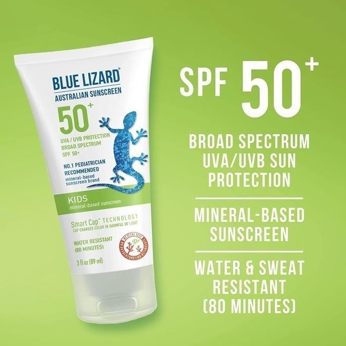 Blue Lizard Kids Mineral Sunscreen Stick SPF 50+ Lotion Cream __Oasis