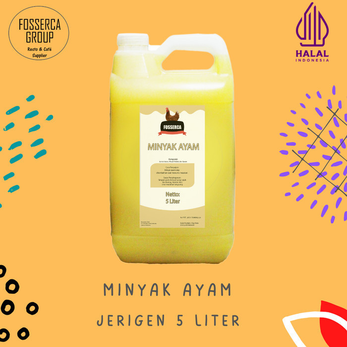 

Minyak Ayam / Chicken Fat Cooking Oil Untuk Masak 5 Liter