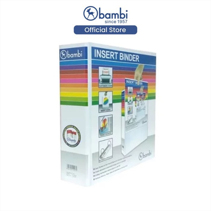 

Bambi Insert Binder 3 Ring 2134M A4