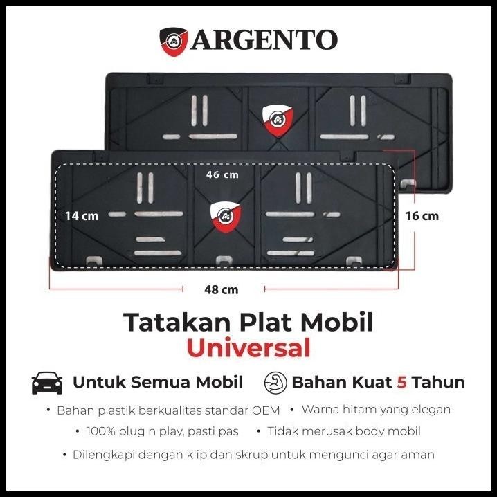 KIJANG INNOVA WISH LGX LSX ARGENTO TATAKAN DUDUKAN PLAT NOMOR MOBIL
