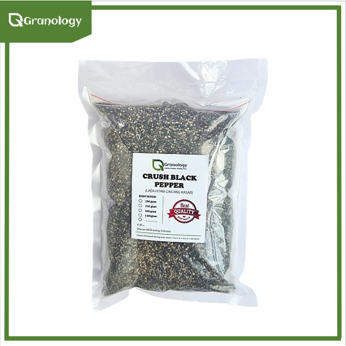 

Lada Hitam Kasar / Crushed Bla Pepper (1 Kilogram) By Granology