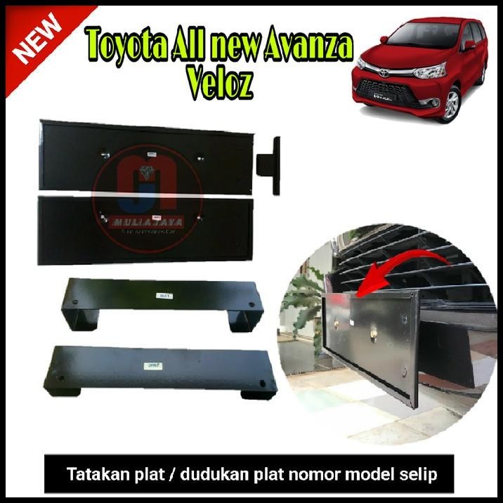 TATAKAN/DUDUKAN PLAT NO MOBIL ALL NEW AVANZA VELOZ