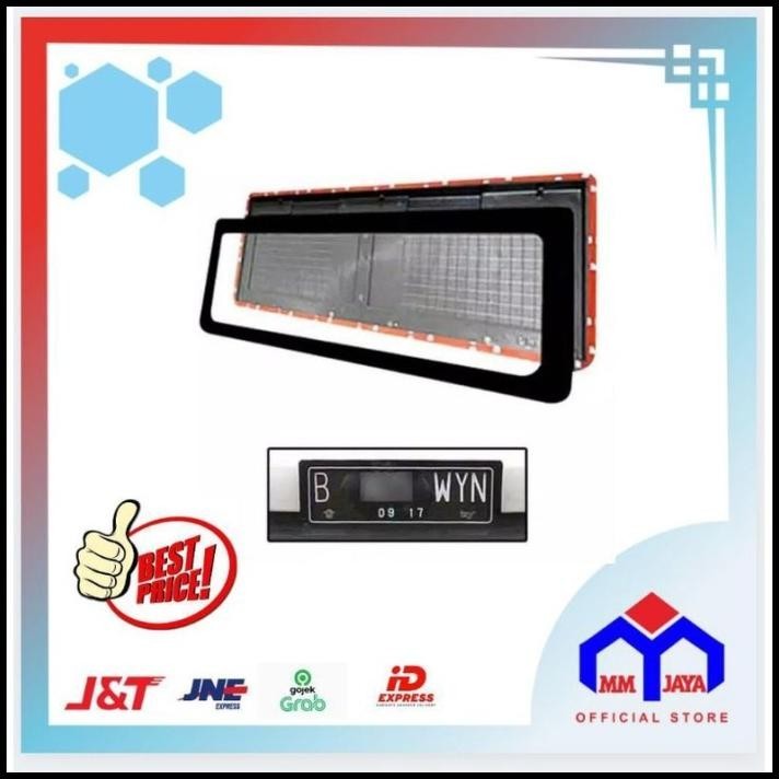DUDUKAN PLAT NOMOR MOBIL ACRYLIC PLAT MOBIL AKRILIK MIKA (TANPA LED)