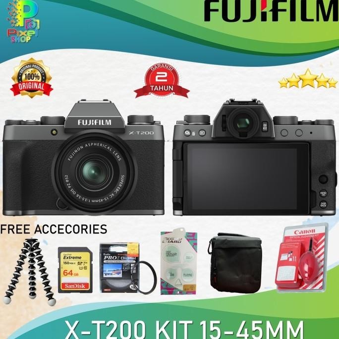 FUJIFILM X-T200 KIT 15-45MM - FUJI X-T200 KIT 15-45MM - FUJI XT200 KIT