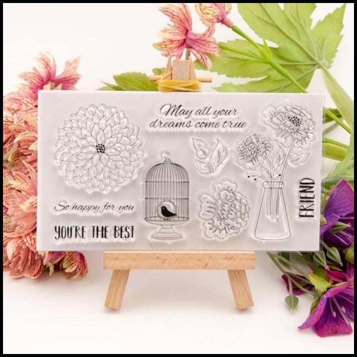 

DISKON STEMPEL GAMBAR STAMP FLEXIBLE ABJAD SILICONE ALPHABET SCRAPBOOK CLAY !