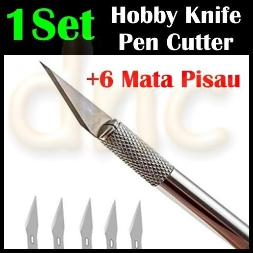 

TERBARU HOBBY KNIVES PEN CUTTER PORTABLE SCALPEL CRAFTING TOOLS