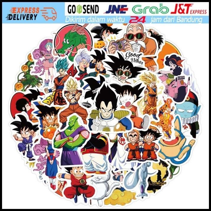 

TERBARU STICKER STIKER DRAGONBALL ANIME JEPANG DRAGON BALL PVC STICKER TUMBLER HELM KOPER LAPTOP WATERPROOF ANTI AIR ISI 50 PCS !