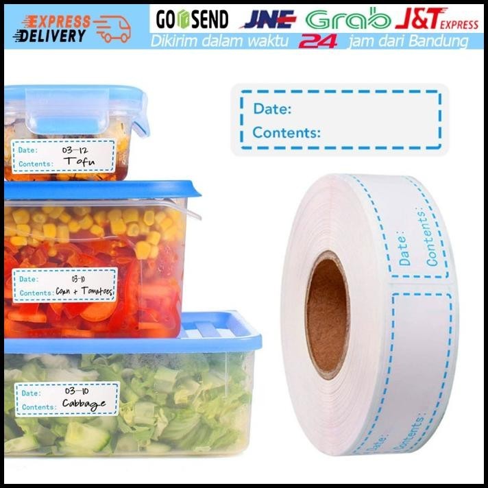 

BEST DEAL ROLL LABEL MAKANAN STIKER TANGGAL KADALUARSA EXPIRED DATE WATERPROOF
