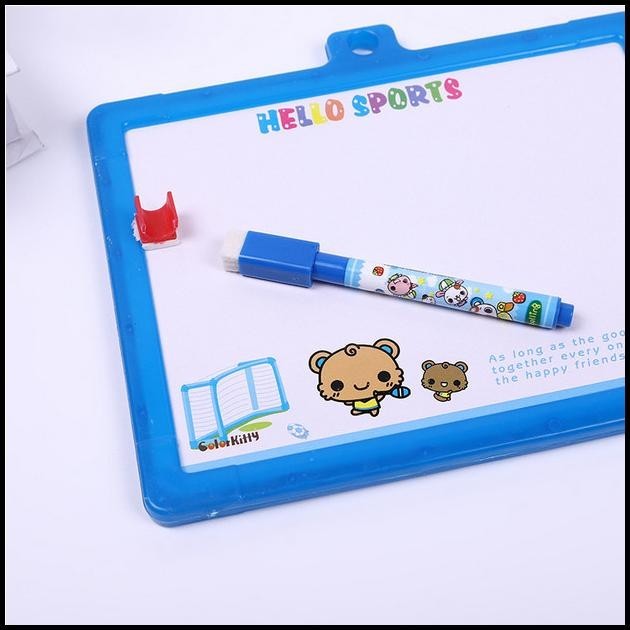 

GRATIS ONGKIR PAPAN TULIS WHITEBOARD MINI MAINAN ANAK SET SPIDOL 21X17CM 722-39