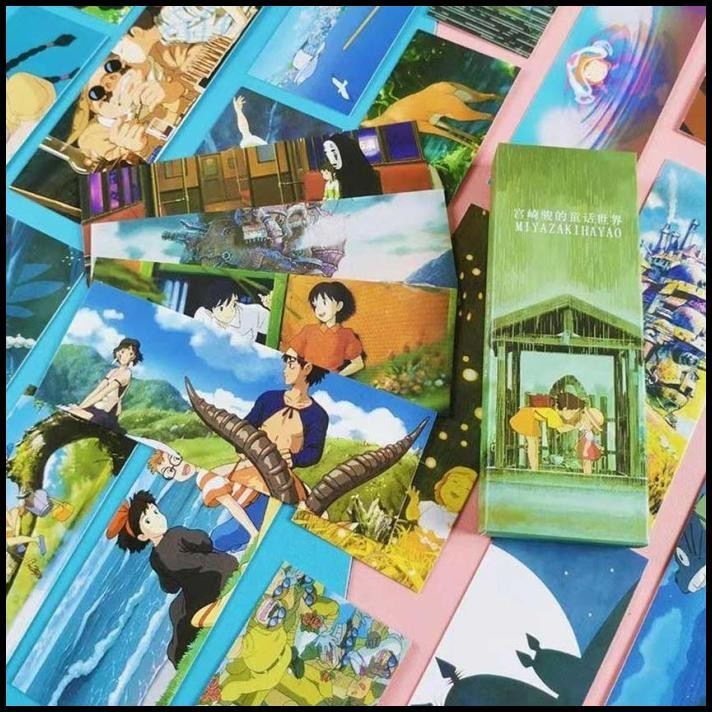 

DISKON 30PCS / SET PEMBATAS BUKU - DESAIN MIYAZAKI HAYAO / VAN GOGH !!