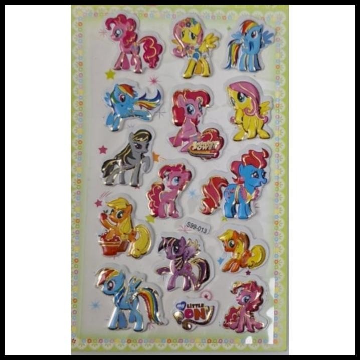 

BEST DEAL STIKER STICKER ANAK TIMBUL MY LITTLE PONY 2997 !!