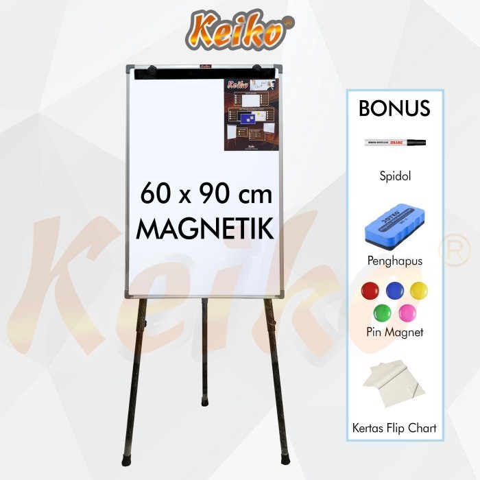 

Terbaru Flip Chart / Flipchart / Papan Presentasi Keiko 60 X 90 Cm Promo Terlaris