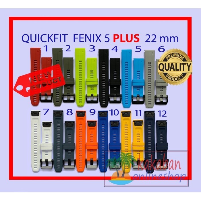 FENIX 5 PLUS STRAP BAND GARMIN QUICKFIT 22MM