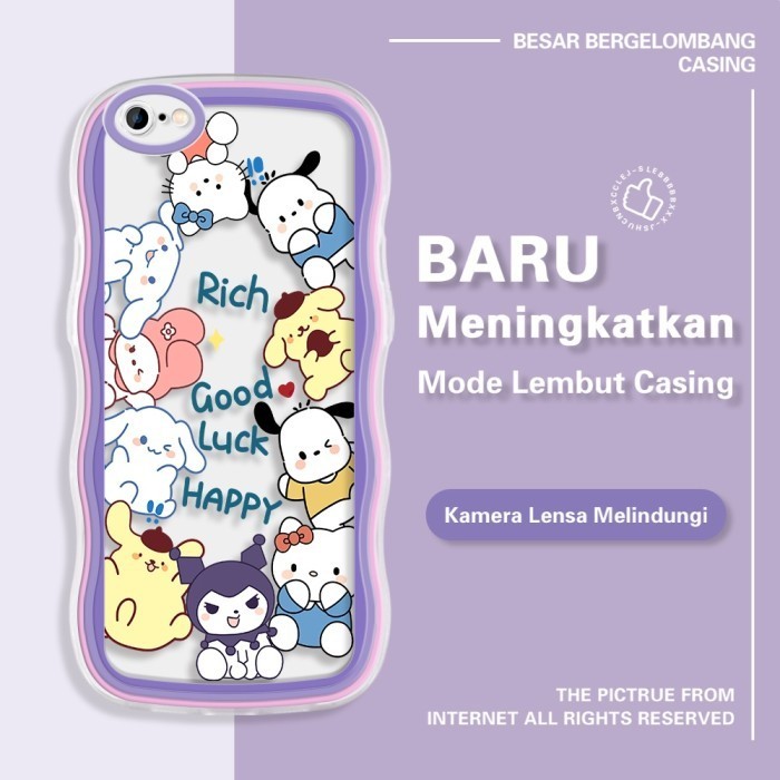 iPhone 6 6S Untuk Phone Case Hp Casing Soft Handphone Kuromi Onlookers