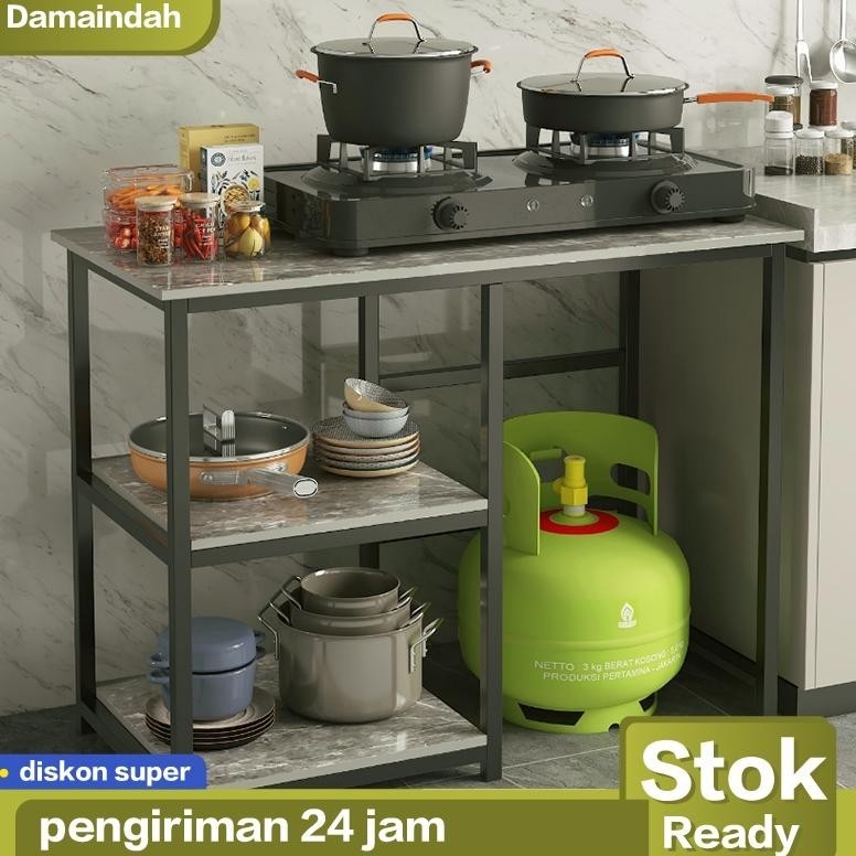 Meja Kompor 2 Tungku / Rak Kompor 2 Tungku / Meja Kompor / Rak Kompor / Minimalis / Modern / Murah