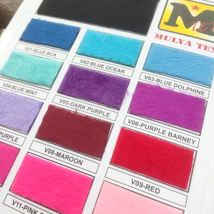 Kain Velboa / Bahan Bulu Boneka Halus Lembut (Bantal, Selimut, Sofa)