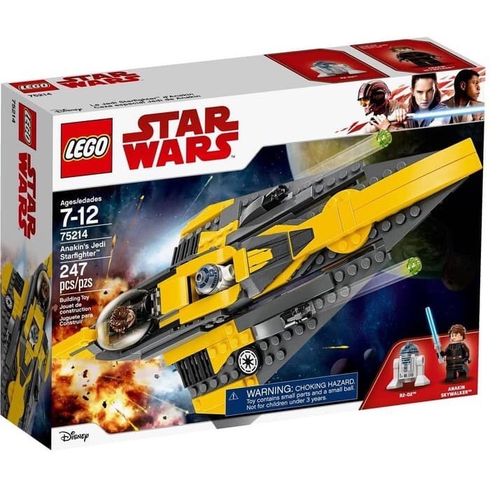 LEGO 75214 STAR WARS Anakin Jedi Starfighter - Blocktopia