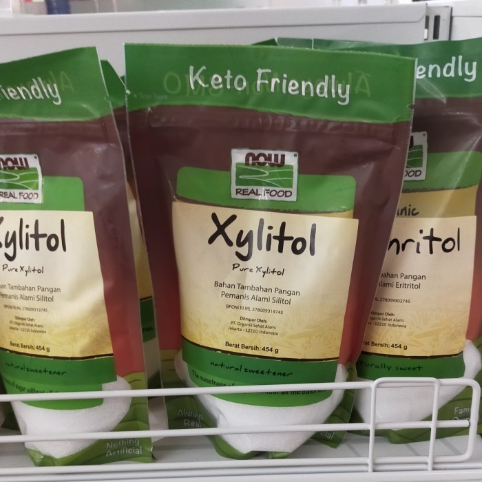 

Now Real Food Pure Xylitol Sugar 454Gr Gula Diet - Adelineez
