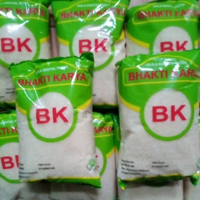 

Gula Pasir Bhakti Karya1 Kg (1 Dus Isi 15 Pcs) - Adelineez