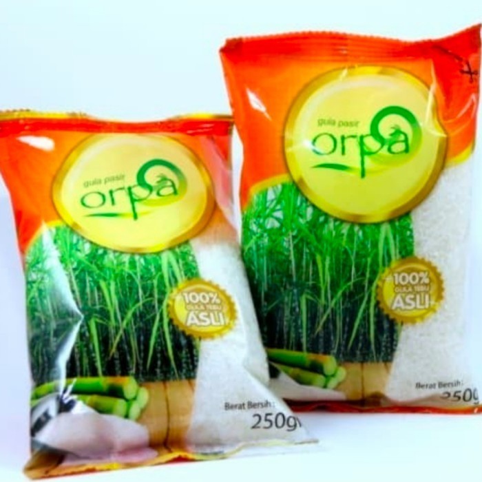 

Orpa Gula Pasir Kemasan 250 Gram (1 Dus Isi 60 Pcs) - Adelineez