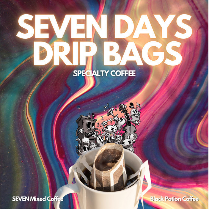 

Seven Days Drip Bag Coffee( Kopi Filter ) By Black Potion Roastery