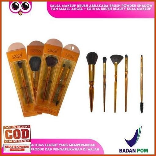 Hot Promo Salsa Makeup Brush Abrakada Brush Powder Shadow Fan Small Angel + Extras Brush Beauty Kuas
