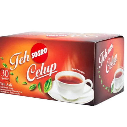 

Teh Sosro Celup Box 60Gr /10 Box X 10 Bal /1 Karton