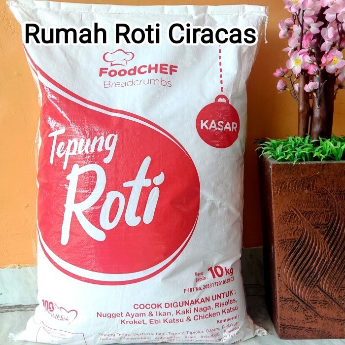 

Tepung Roti Kasar Panir Panko X Breadcrumbs Goreng1 Karung 10Kg