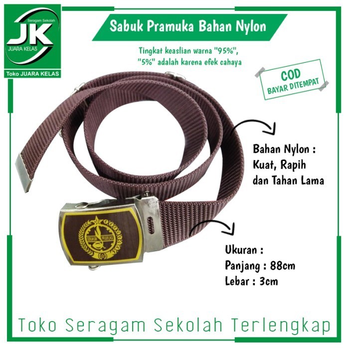 

TERLARIS Sabuk Seragam Sekolah - Perlengkapan Sekolah - Sabuk Perleng. Sekolah