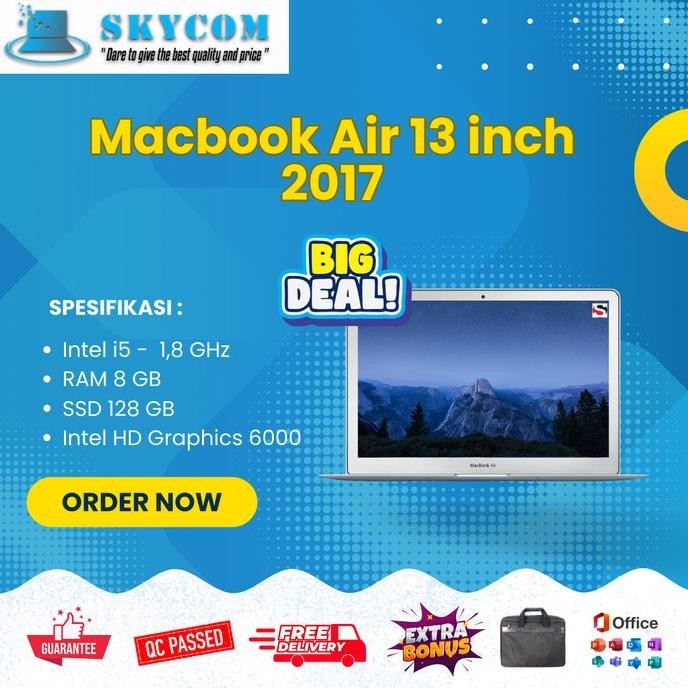 Masih Macbook Air 2017 13 Inch 8Gb