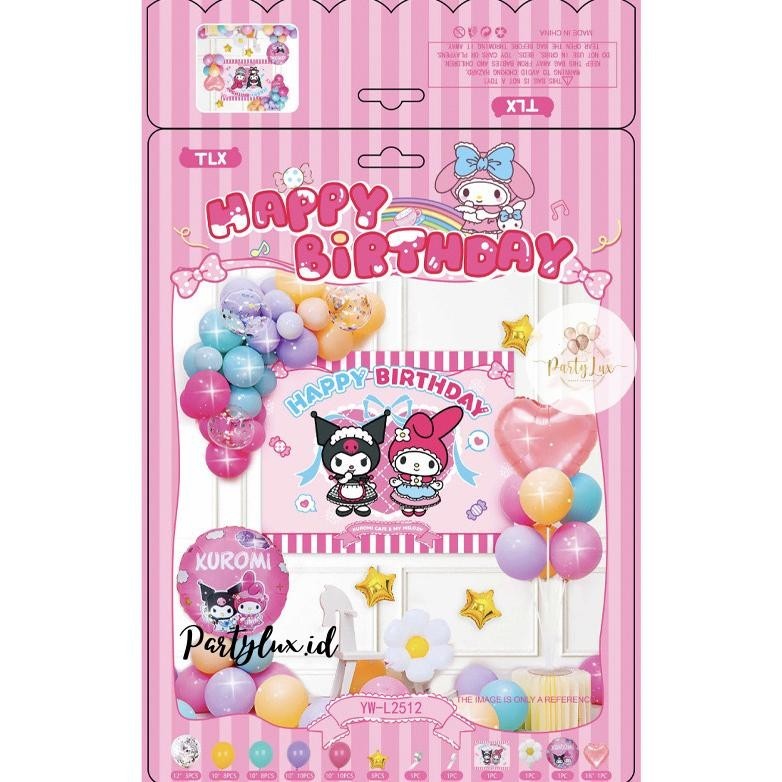 DCF Paket Dekorasi Ulang Tahun Anak / Set Dekor Ultah Karakter / Background Ultah TERLARIS