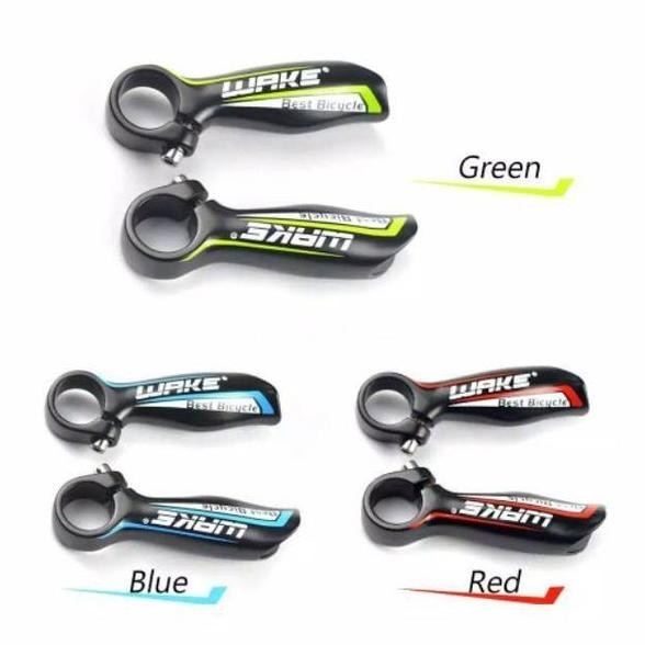 Premium Tanduk Wake Neo Bar End Wake Alloy Hand Grip Stang Sepeda Horn Handlebar Carbon Ritchey Sapi