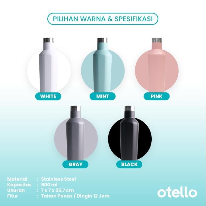 Otello Custom Tumbler Fitz Corkcicle Dupe Canteen Botol Minum Grafir