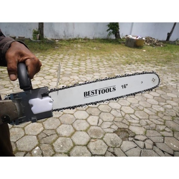Adaptor Chainsaw 16 Inch Mesin Gerinda Tangan - Gergaji Mesin Mini