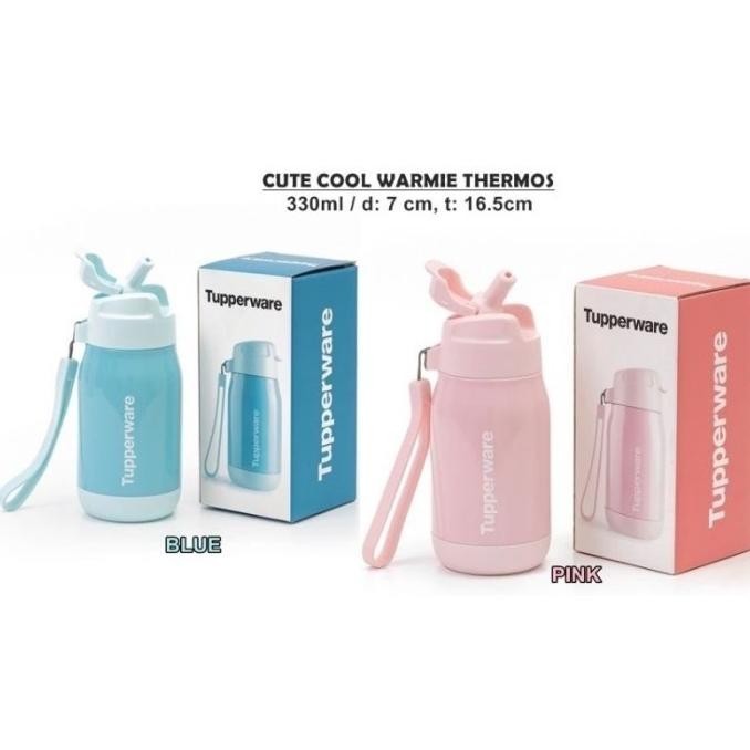 Tupperware cute cool warmie termos / botol minum 1pcs