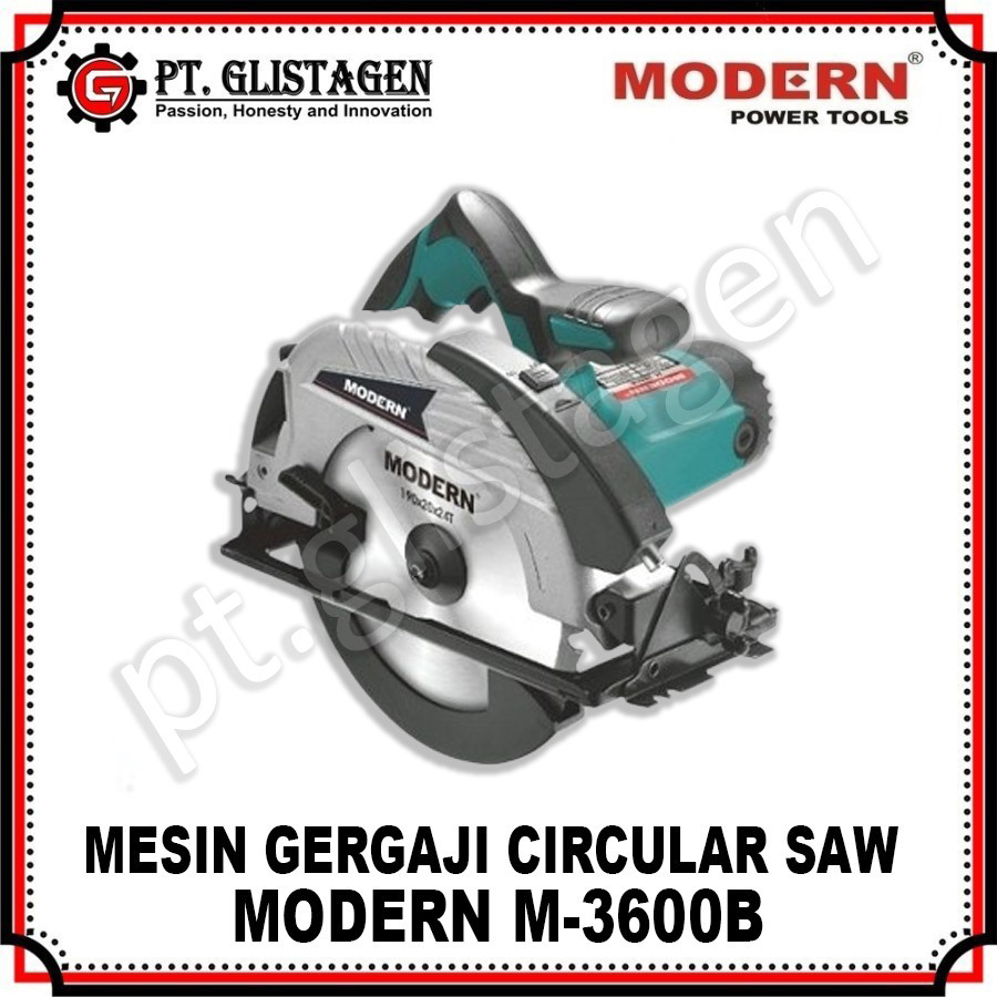 MODERN M3600B Mesin Potong Circular Saw 7" inch Gergaji Listrik Circle Potong Kayu M 3600 B