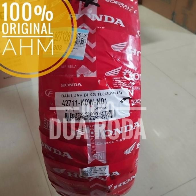 BAN TUBLES BELAKANG ADV 150 - 160 UKURAN : 130/70 - 13 (ORIGINAL AHM)