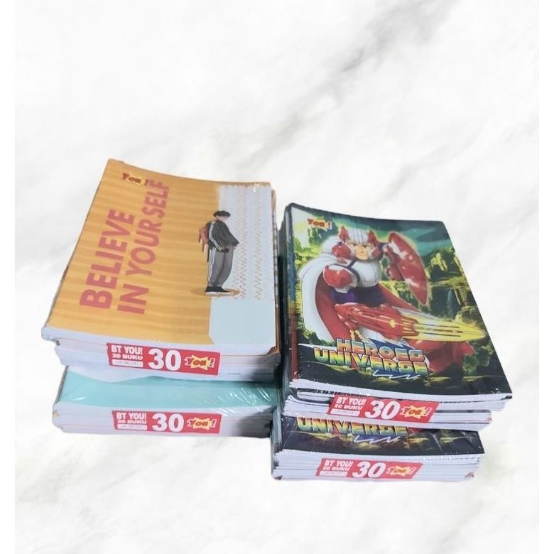 

10 PCS BUKU TULIS MURAH 30 LEMBAR MERK YOU BY KIKY ORIGINAL PRODUK