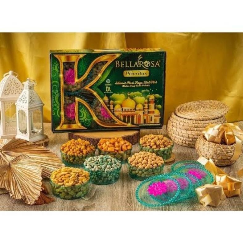 

GS041| BELLAROSA PAKET KUE LEBARAN / HAMPERS PARCEL LEBARAN / KUE KERING ORIGINAL PRODUK