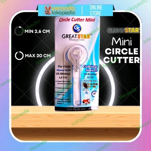 

Terlaris Great Star Circle Cutter Mini 2,6cm SALE