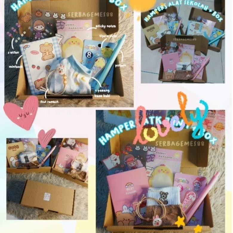 

SERBAGEMES88 - SET ALAT TULIS 7 IN 1 KARAKTER / HAMPERS KADO GIFT WISUDA / STATIONERY SET HADIAH LUCU LEBARAN / KADO ULANG TAHUN CEWEK / HAMPERS MURAH / GIFT BOX LUCU / STATIONERY SET AESTHETIC / PAKET ALAT TULIS / PERALATAN SEKOLAH / KADO UNIK PEREMPUAN