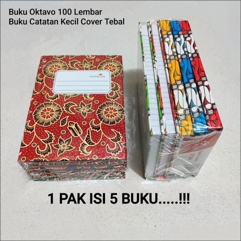

1 PAK BUKU OKTAVO 100 LEMBAR ISI 5 BUKU ( BUKU KECIL ) TERMURAH BANGET