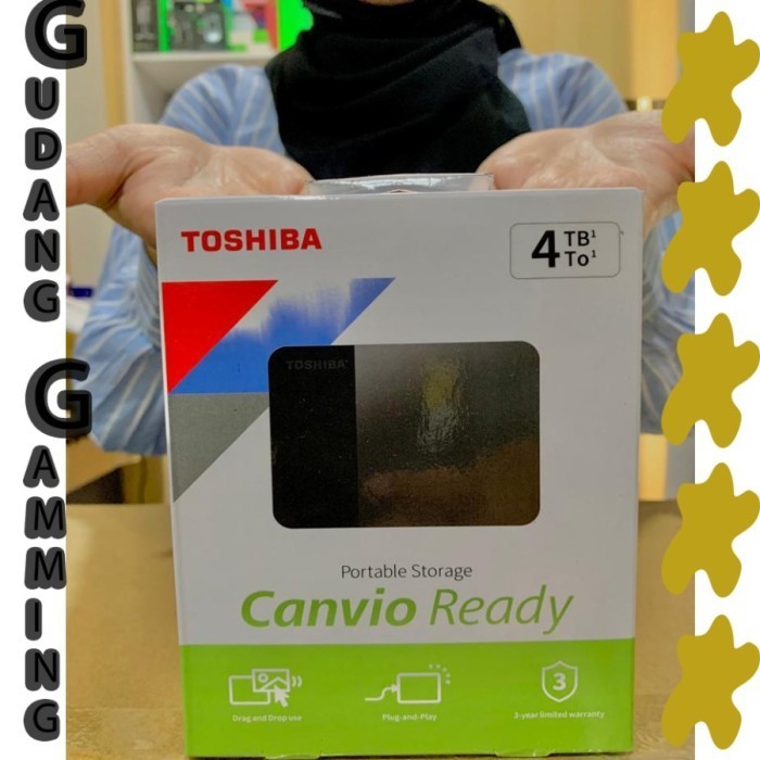 Harddisk External Toshiba Canvio Ready 4Tb Hdd External