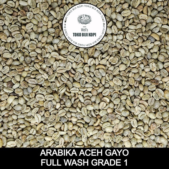 

Ready Green Bean Arabika Aceh Gayo Full Wash Grade 1 - 1 kg